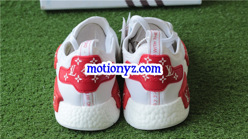 Real Boost Adidas NMD x Supreme LVS White